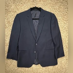 Men’s jacket suit with matching vest, size 42S